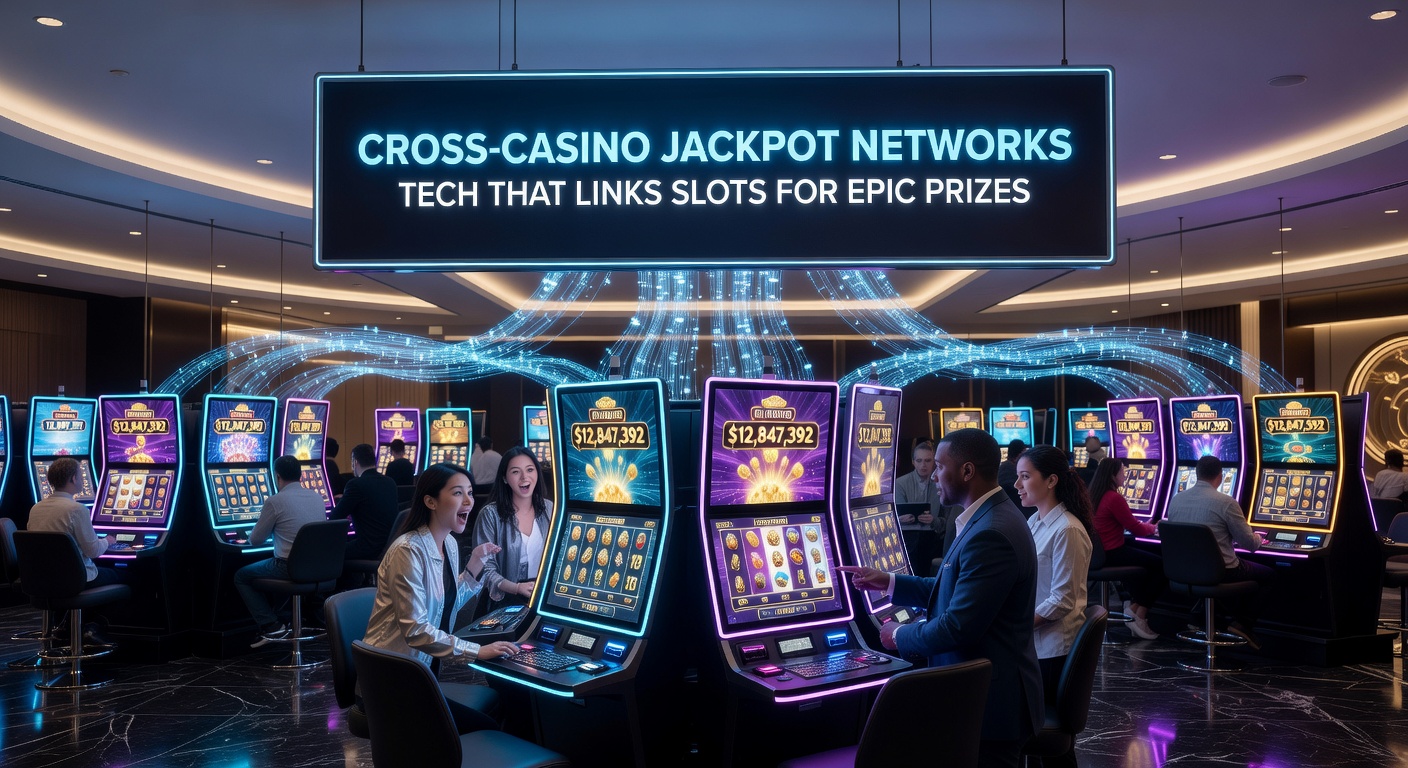 Screenshot eines progressiven Jackpot-Meters, der Millionensummen anzeigt, mit Slots aus verschiedenen Casinos im Hintergrund