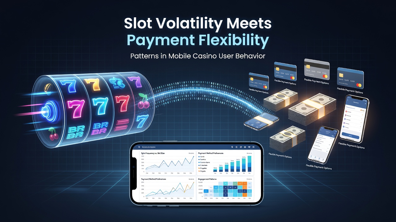 Analyse von Slot-Volatilität und flexiblen Zahlungsmethoden in mobilen Casino-Apps mit Diagrammen zu Nutzerverhalten