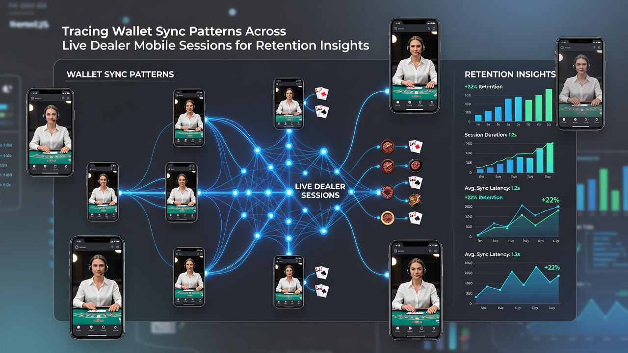 Darstellung von Datenmustern und Retention-Analysen aus mobilen Casino-Sessions mit grafischen Übersichten